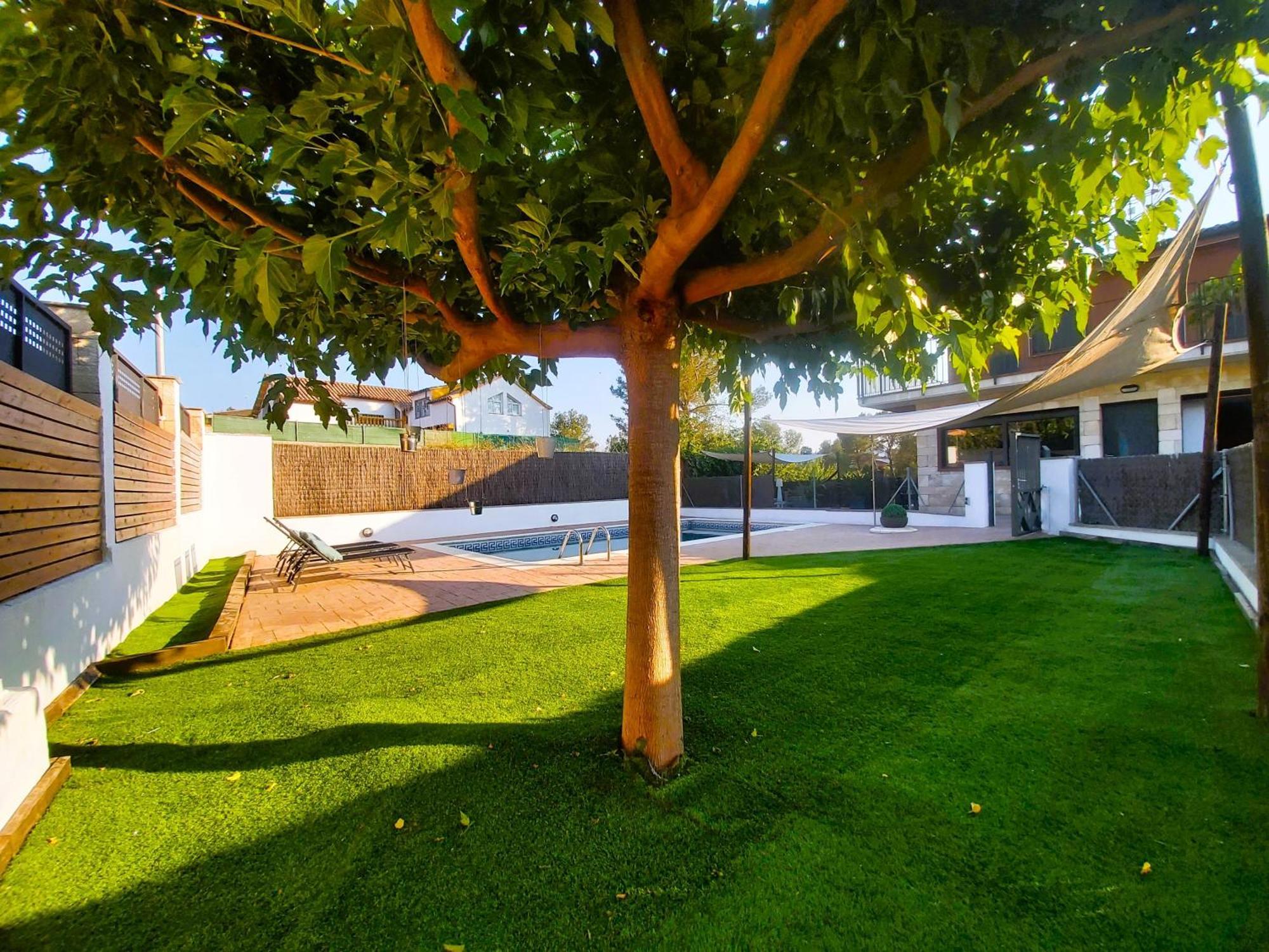 Morera Blanca Piscina, Barbacoa, Chill-Out San Mateu de Bages エクステリア 写真